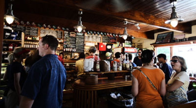 Coffee being prepared